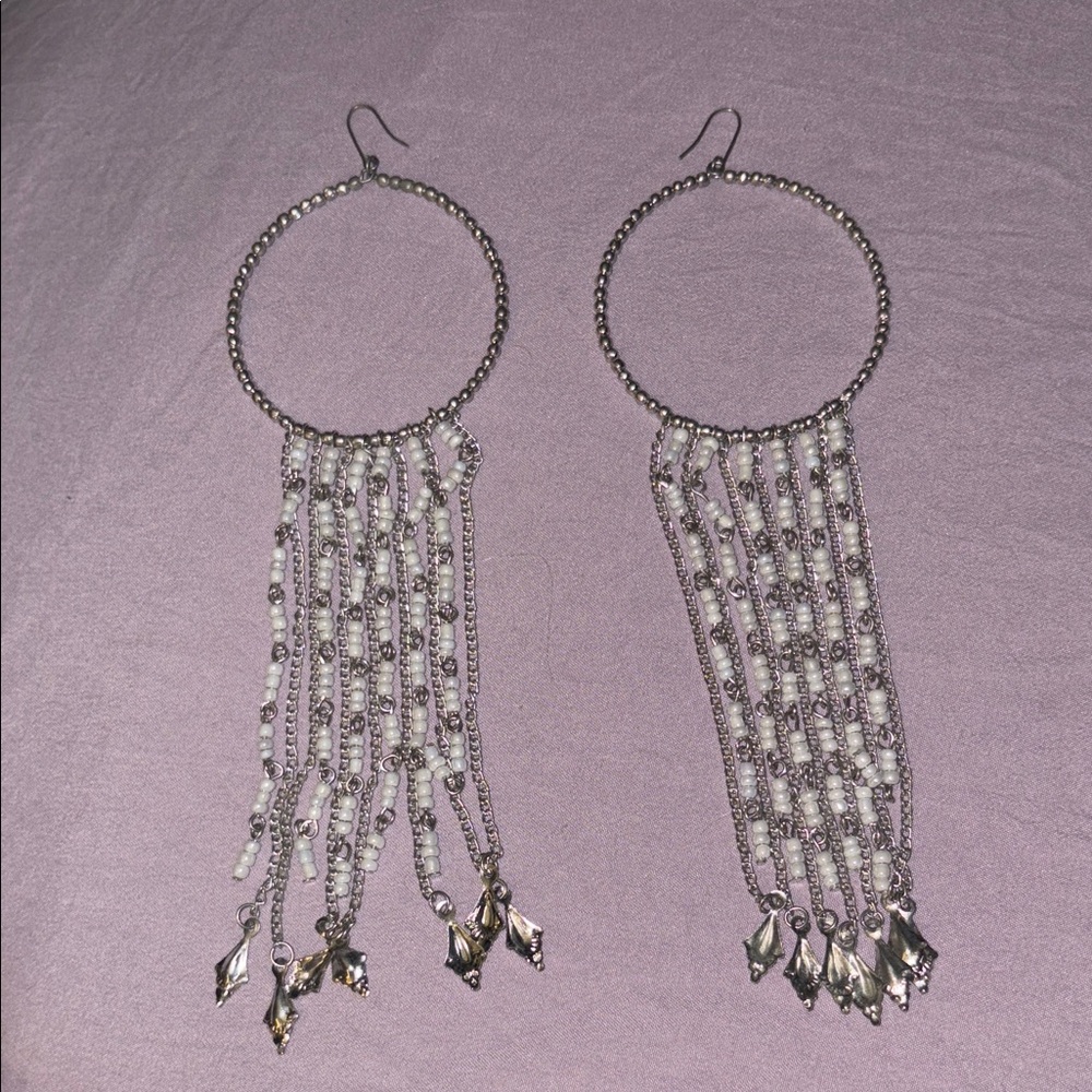 Elegant Silver Dangle Earrings